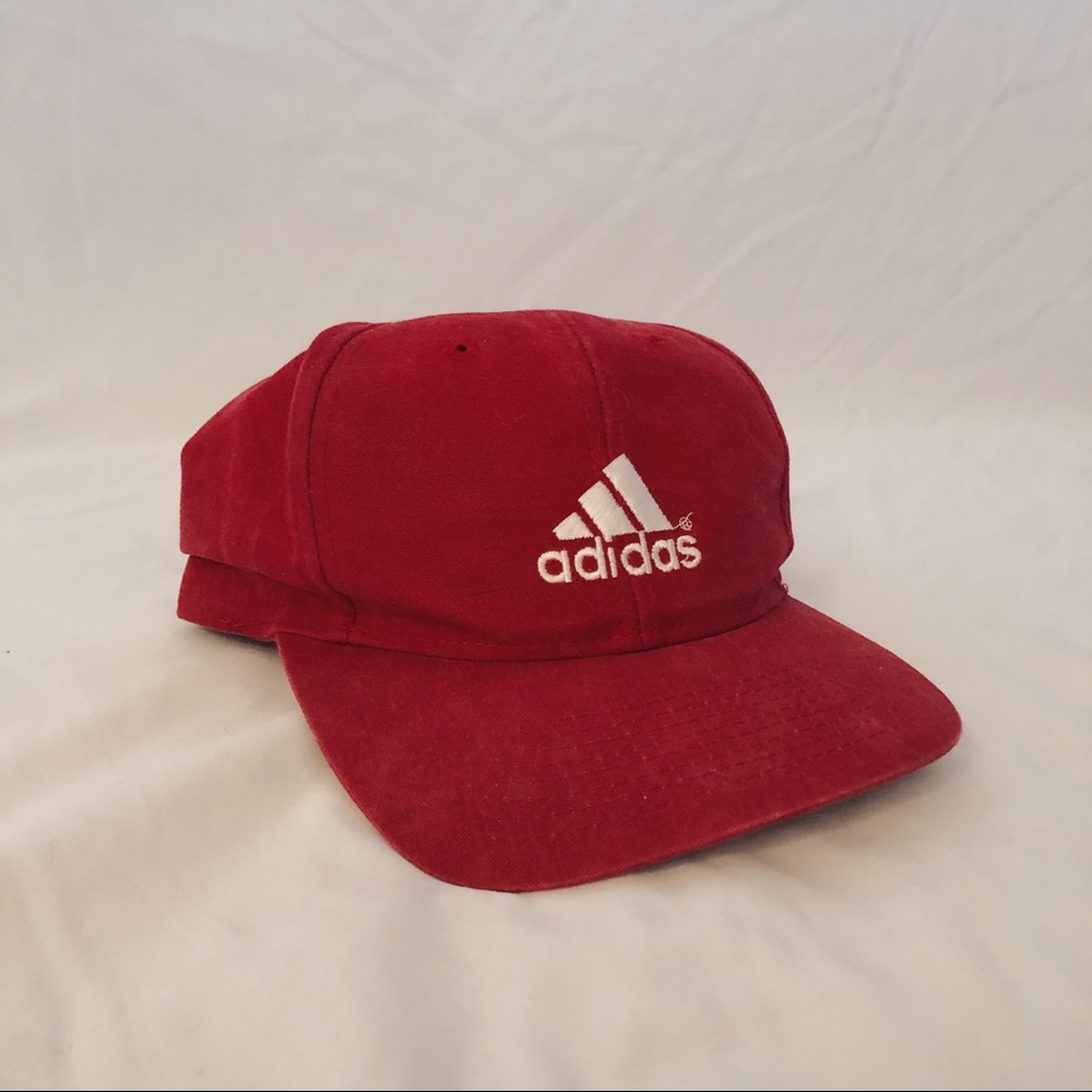 Retro Y2K Adidas red SnapBack